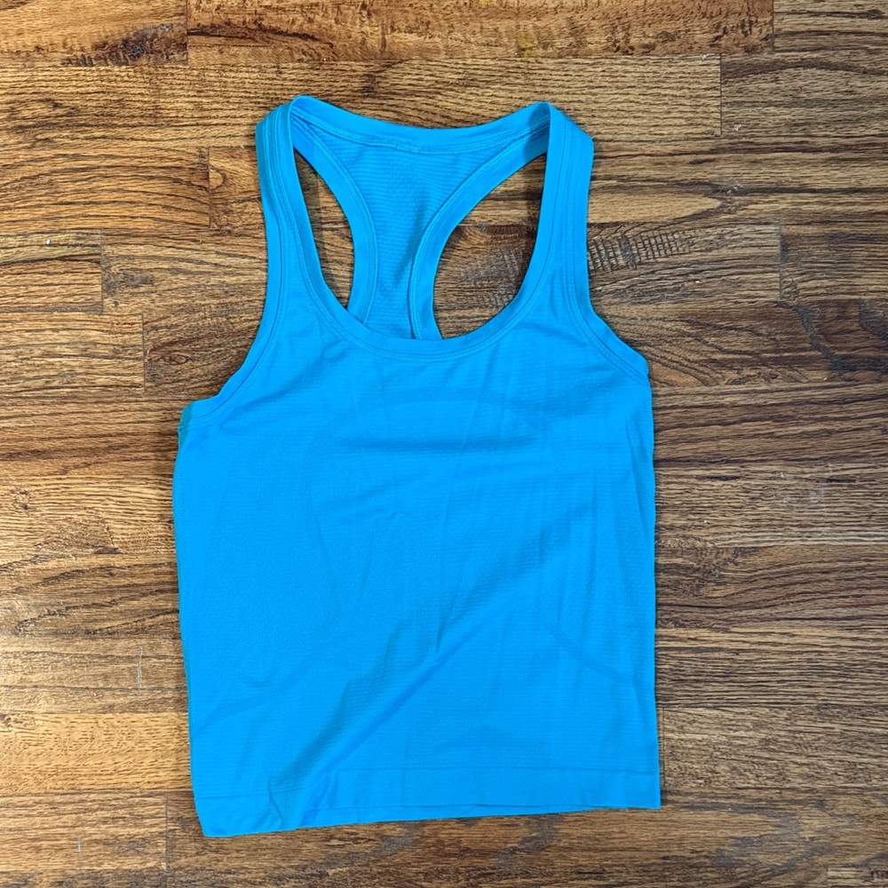 Lululemon Blue Racerback Tank Top